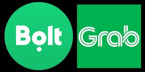 Apps de transporte Asia: Grab y Bolt