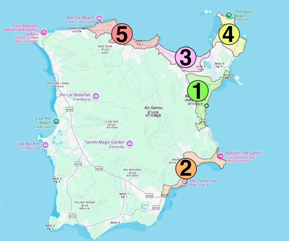 Dónde alojarse en Koh Samui