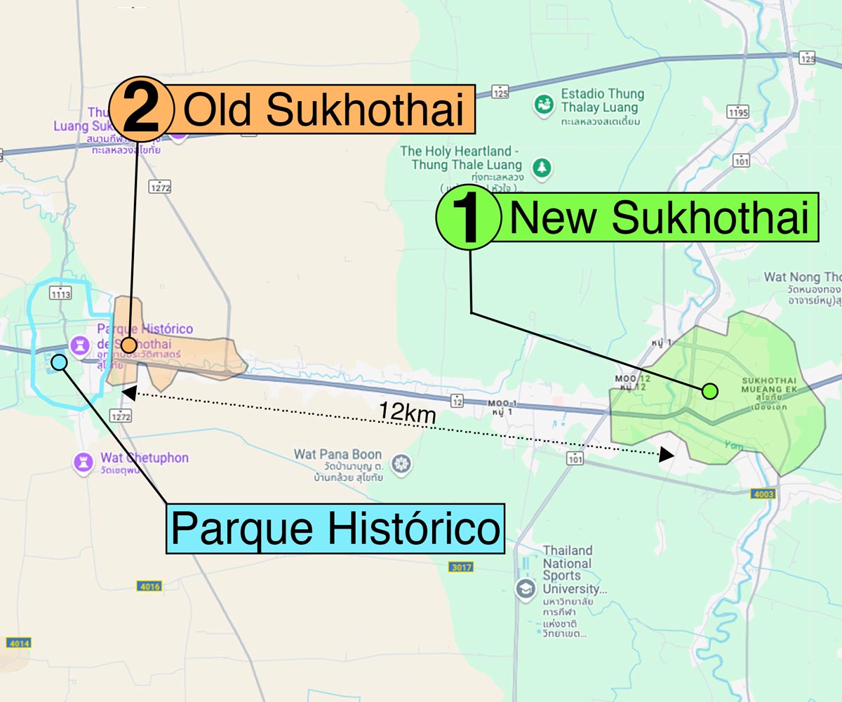 Dónde alojarse Sukhothai