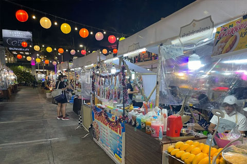 Mercados nocturnos donde comer en Samui